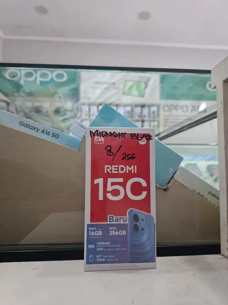REDMI 15C 8/256 NEW MURAH GARANSI RESMI