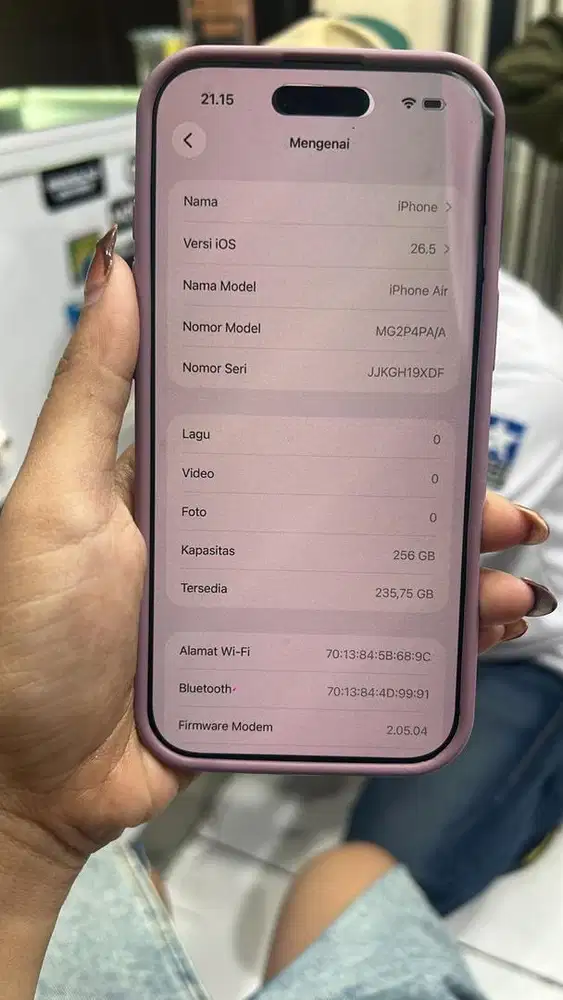 iphone 17air 256 white
