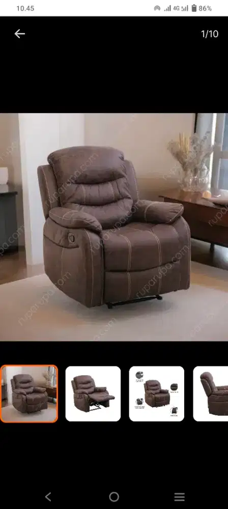 PROMO!! SELMA LALITA SOFA RECLINER 1 SEATER