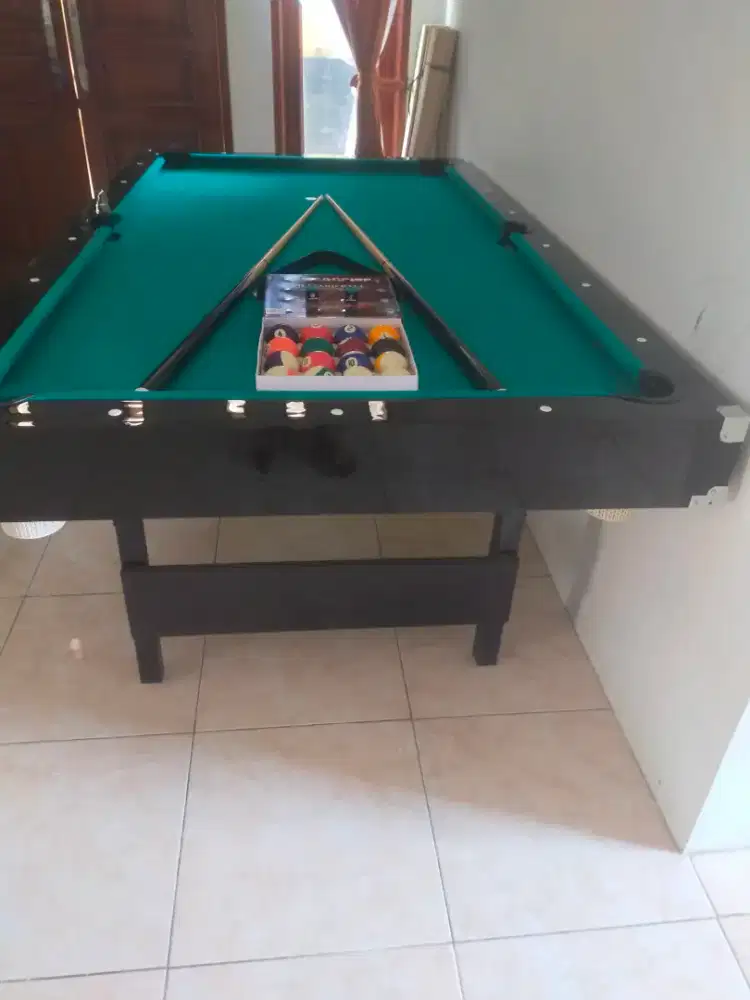 Meja billiard baru 7 feet ( kaki lipat )