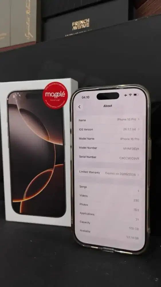 Iphone 16 pro 128 ibox