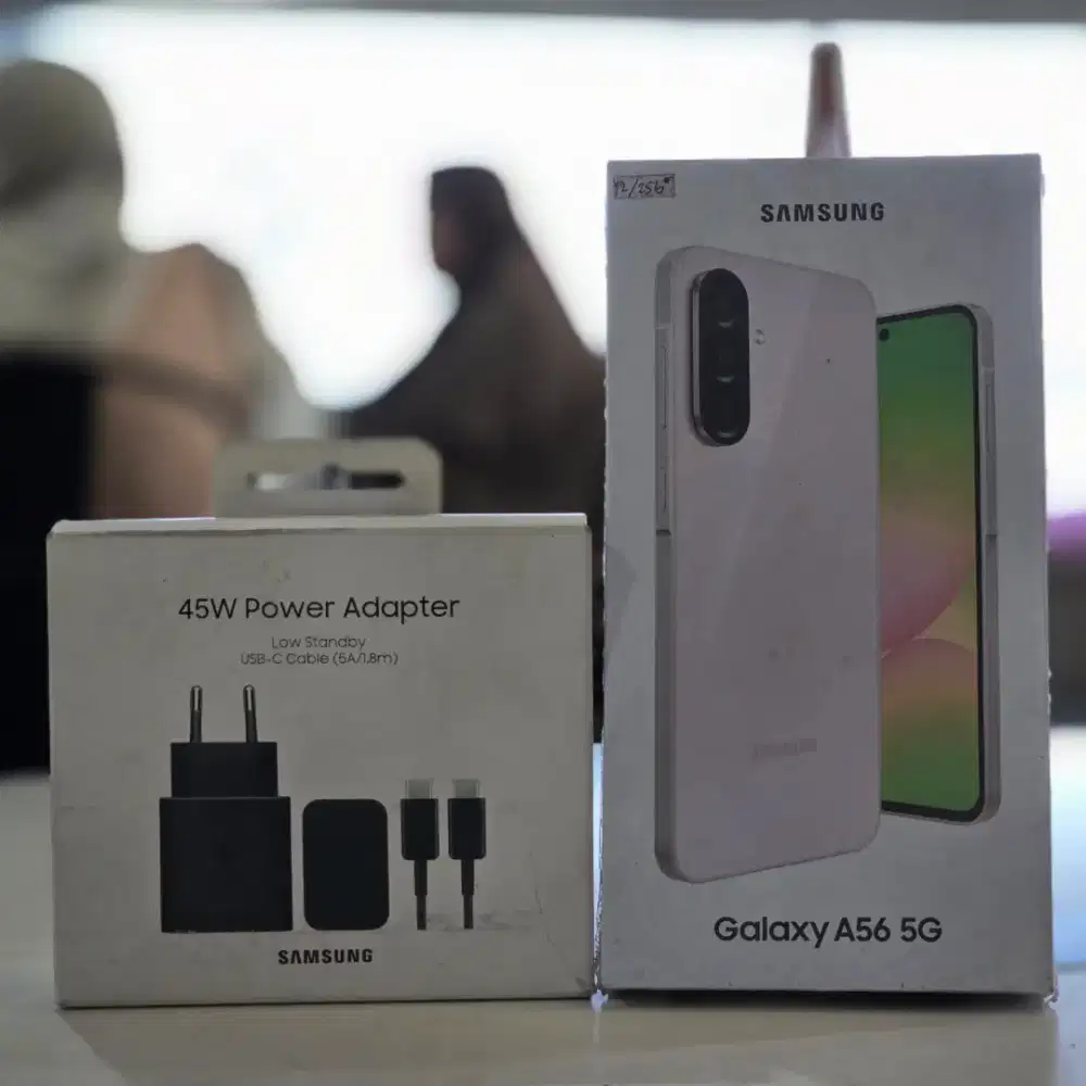 SAMSUNG A56 5G 12/256 PROMO DISKON 800RB + FREE ADAPTOR CHARGER