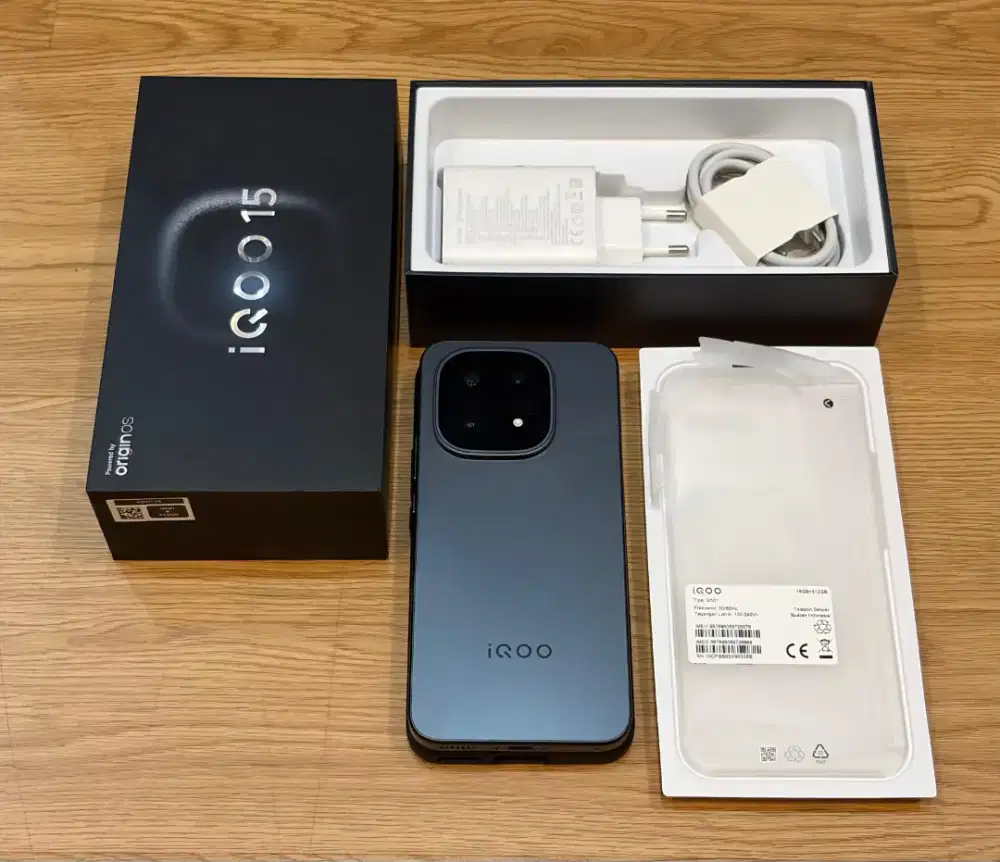 Iqoo 15 5G 512Gb resmi Fullset oryginal lengkap mulus