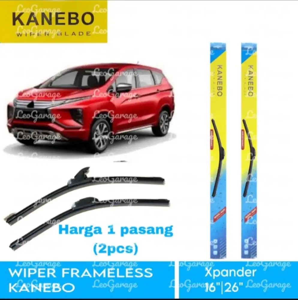 Wiper Kanebo 26 dan 16 Xpander HRV dll