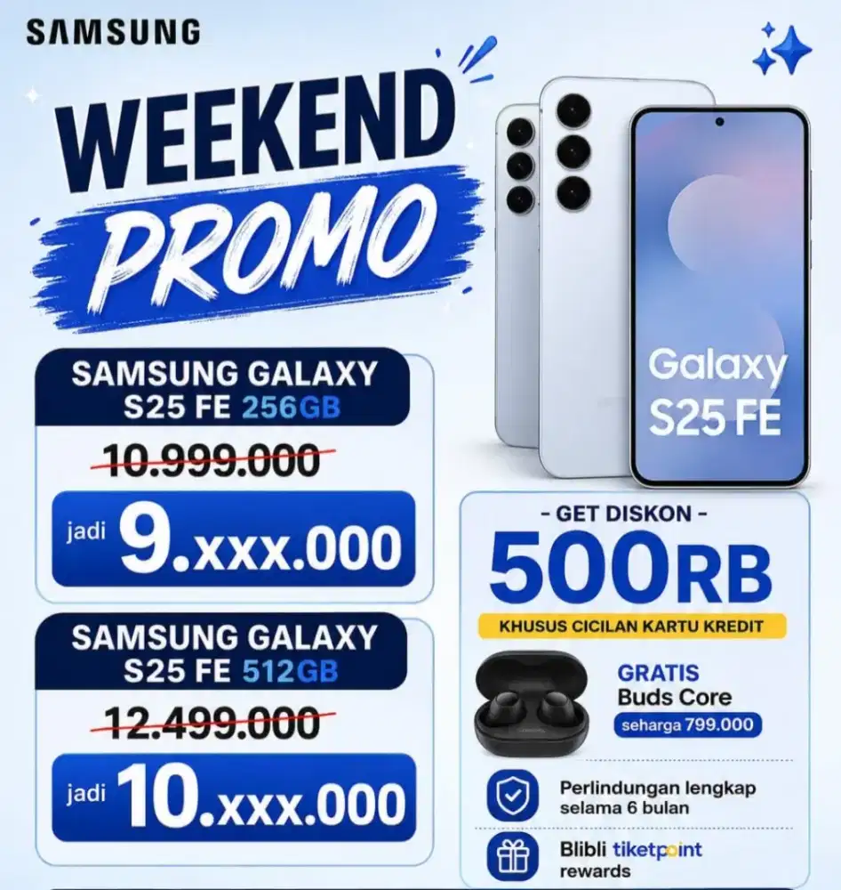 PROMO GALAXY S25FE FREE BUDS