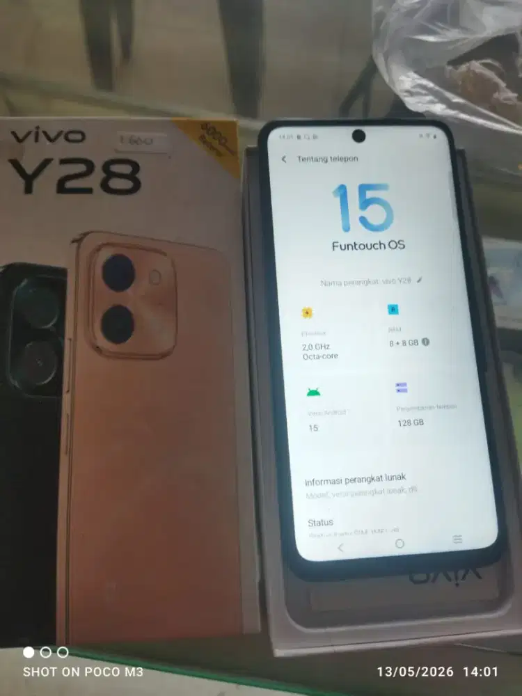 Murah hp Vivo Y28 ram 8/128 LKP, bs TT