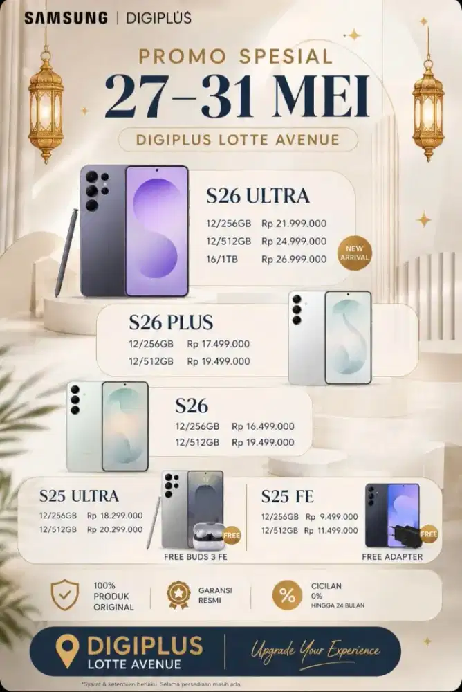 PROMO SPESIAL LONG WEEKEND FOR SAMSUNG