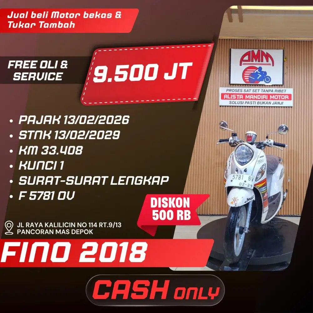 FINO 2018 CASH ONLY ALISTA