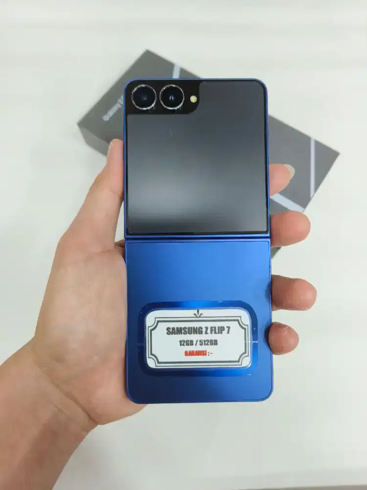 ( Second ) Samsung Galaxy Z Flip 7 12/512GB Blue | SEIN | Fullset