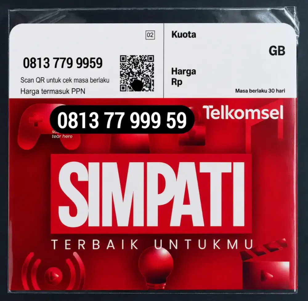 Kartu Perdana Telkomsel Simpati 11 Digit Nomor Cantik
Seri 081377