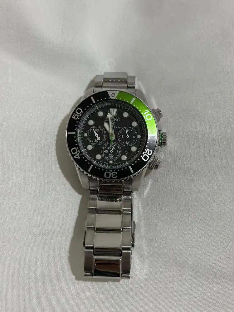 Preloved Seiko Prospex Solar Chronograph Diver's 200m SSC615P1