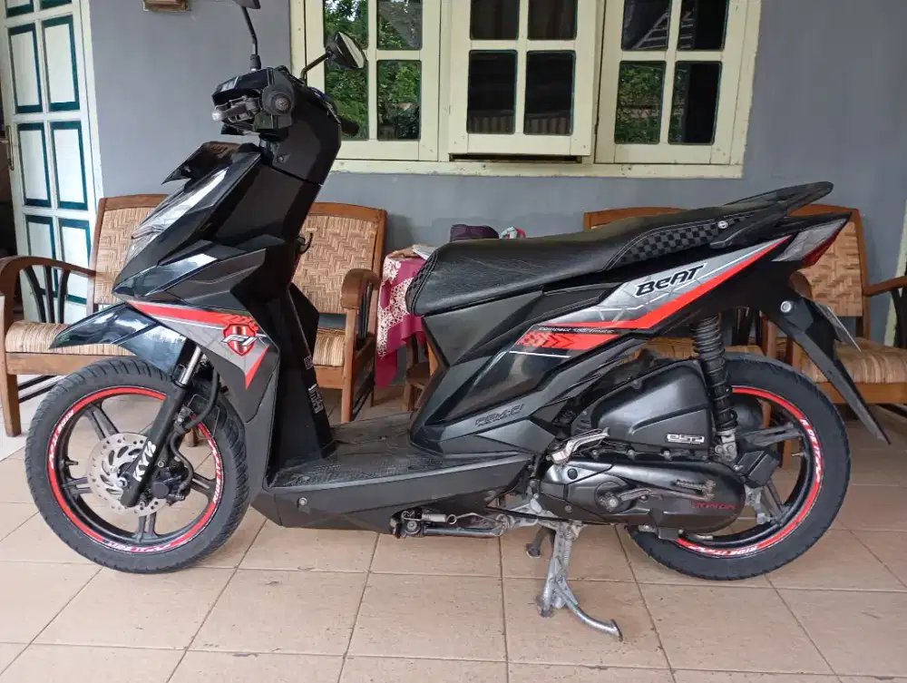 Jual sepeda motor honda beat istimewa th 2017 pjk baru plat AB KOTA