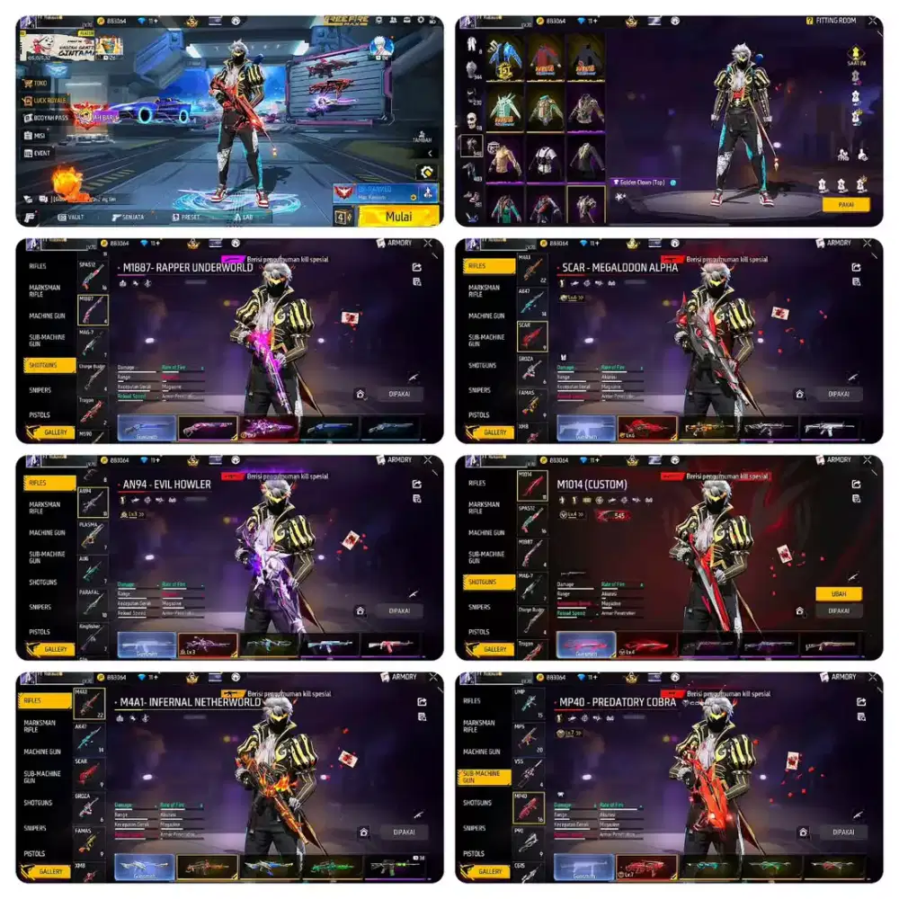 Ready jual akun ff murah meriah