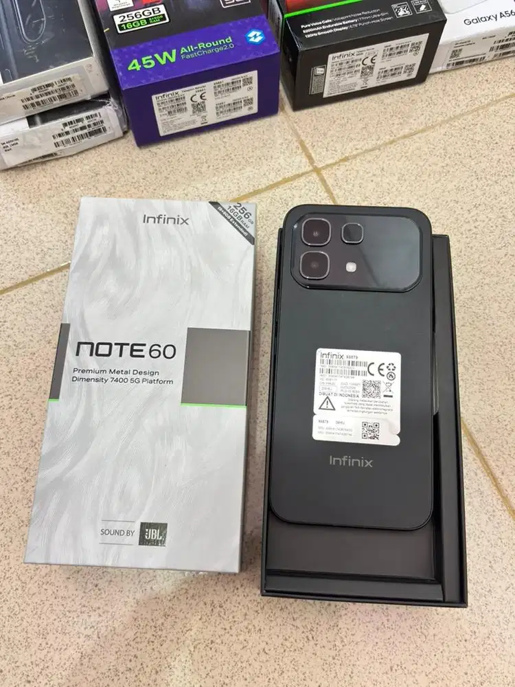 INFINIX NOTE 60 Ram 8/256, Kondisi Mulus, Lengkap, Bergaransi.