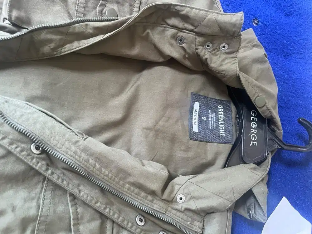 Parka jaket greenlight hijau army