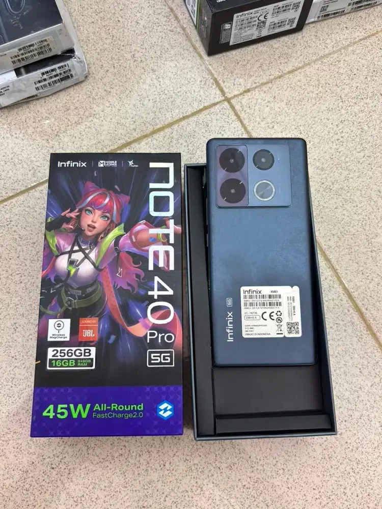 INFINIX NOTE 40 PRO 5G Ram 8/256, Kondisi Mulus, Bergaransi.