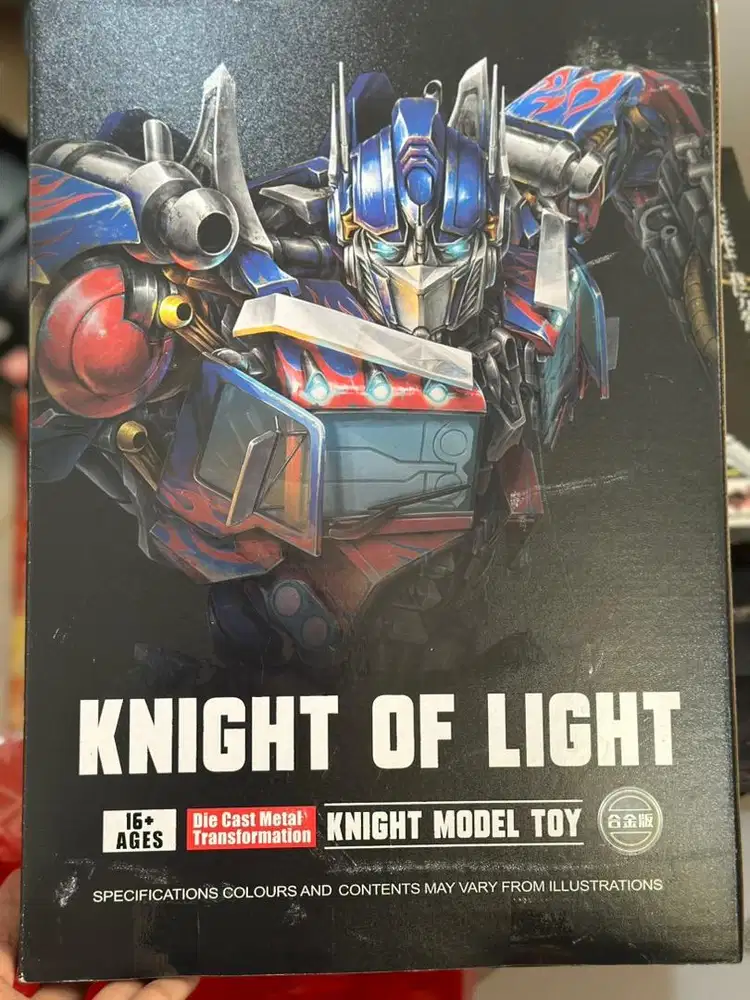 Knight of light- Die cast metal transformation (Black Mamba)