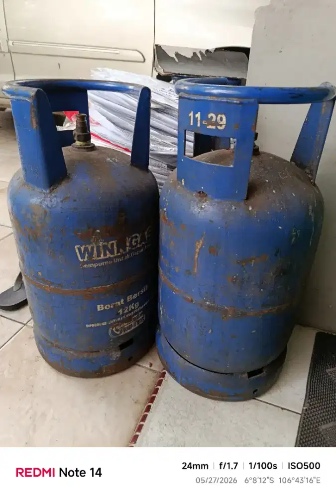 dijual tabung win gas 12kg