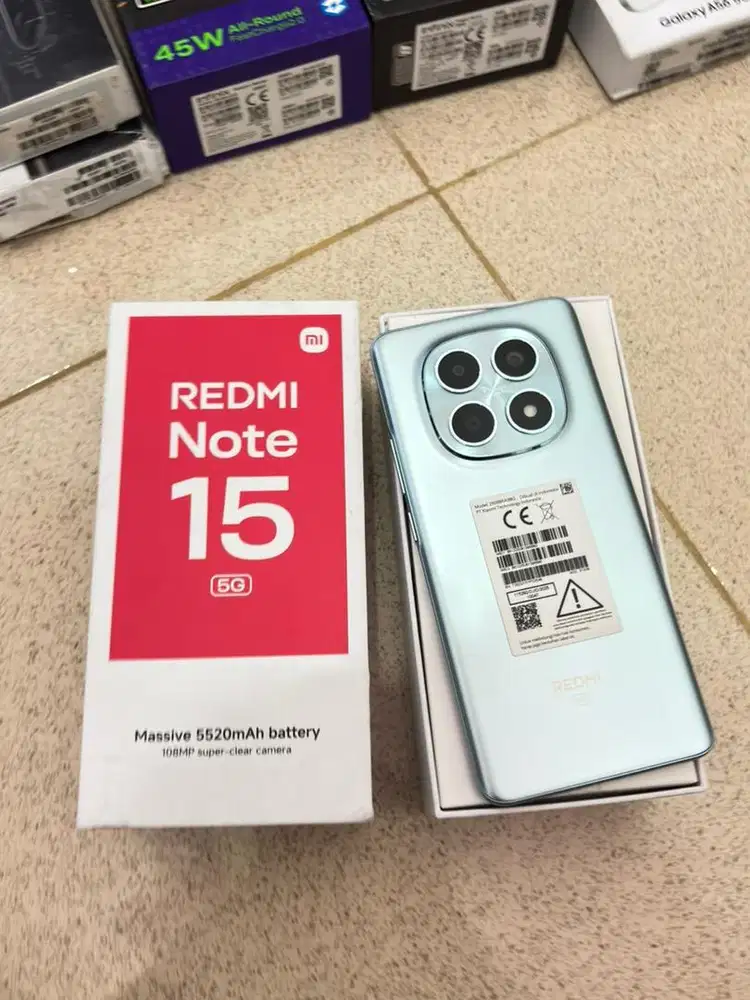 REDMI NOTE 15 5G Ram 12/512, Kondisi Like new, Fullset.