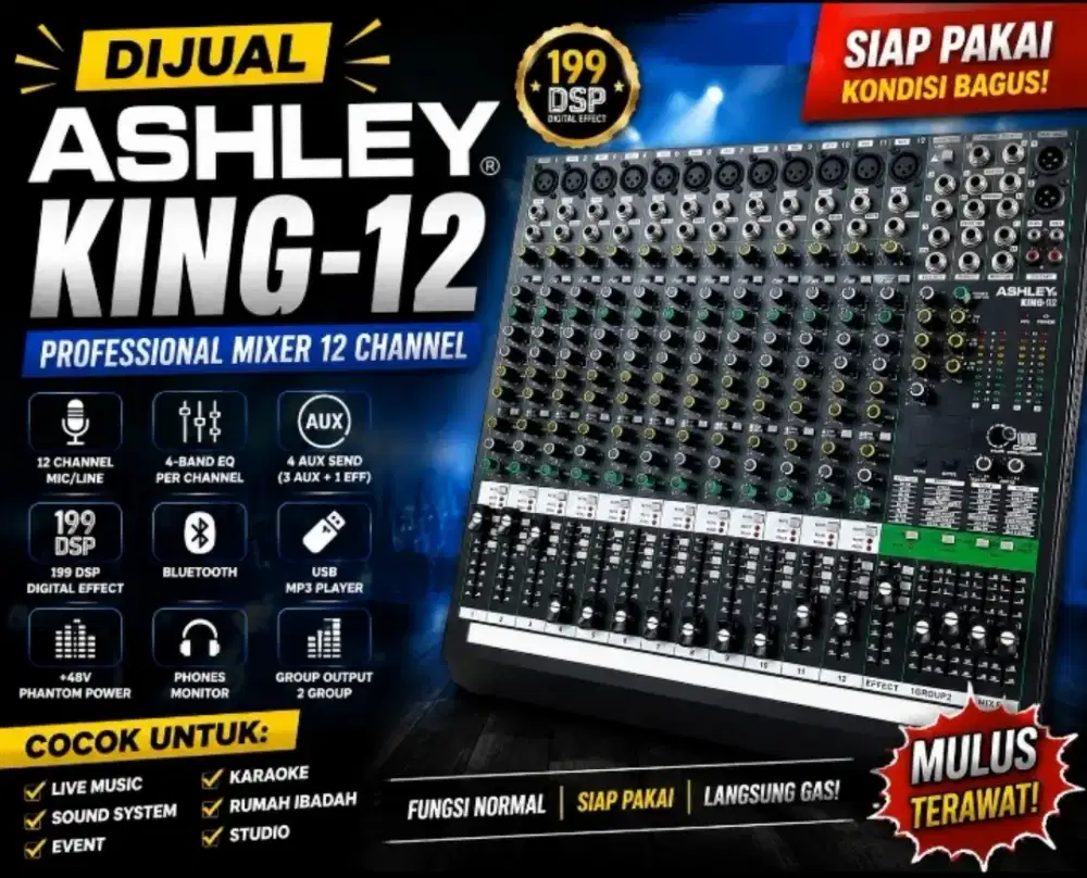DIJUAL MIXER AUDIO ASHLEY KING-12
