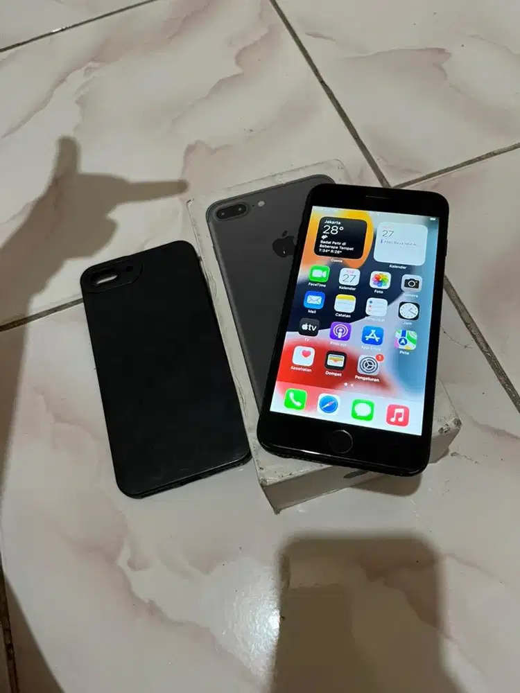 iphone 7 plus 32gb fullset permanen minus audio