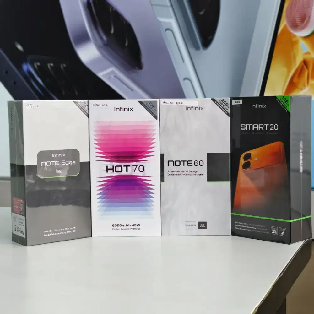 Infinix series bisa cod gratis ongkir