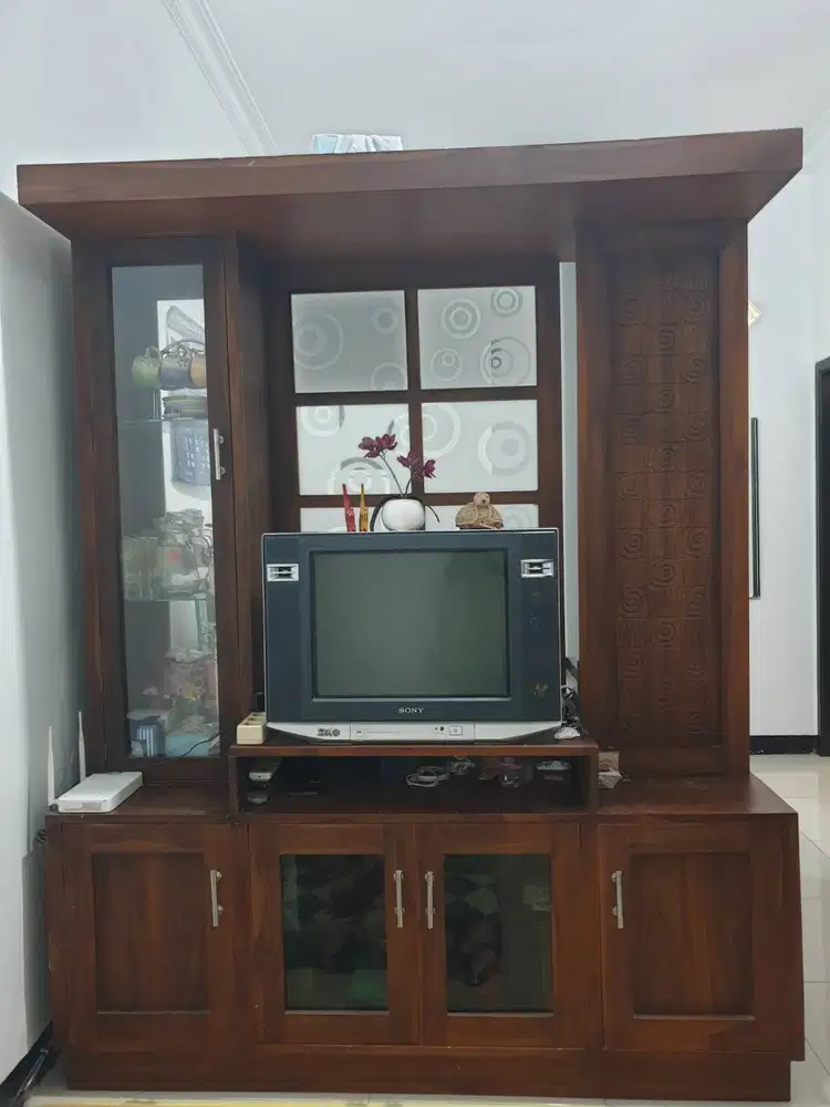 Buffet TV kayu jati