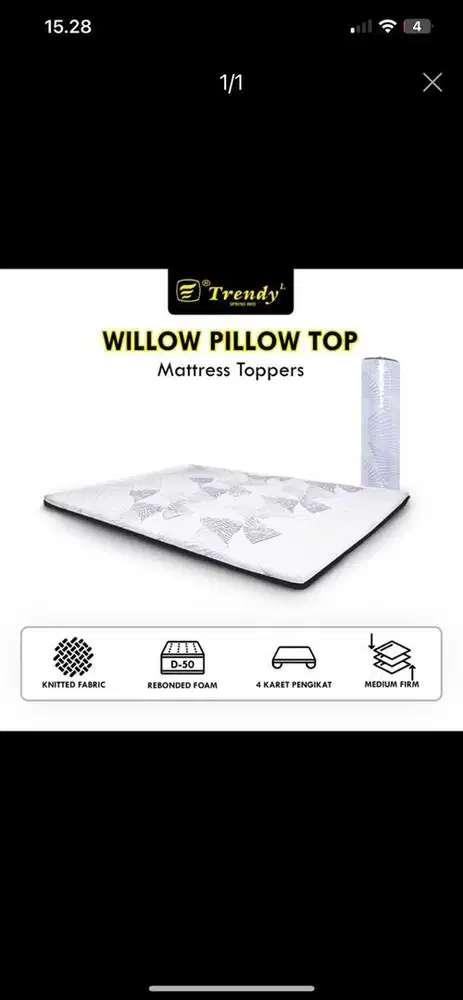 Matras toper merk trendy