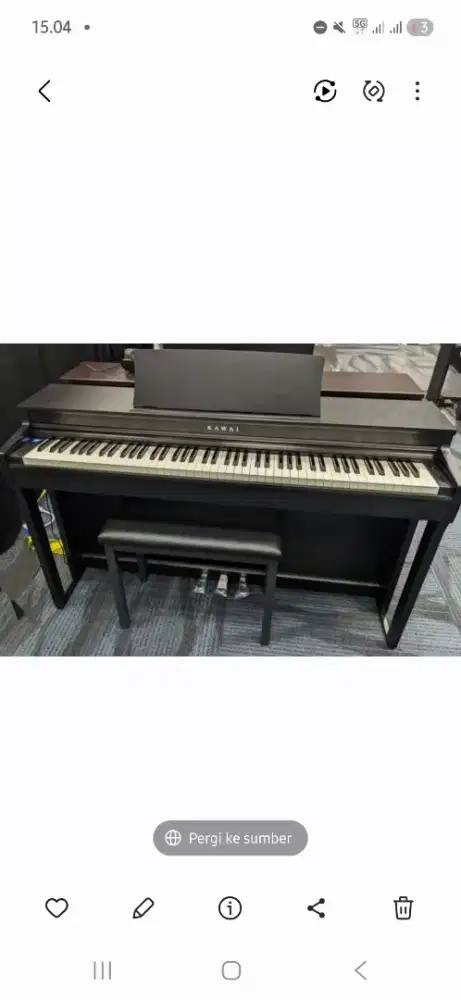 Piano kawai CN201 like new