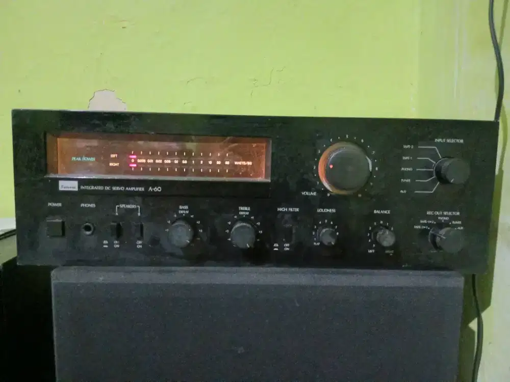 Amplifier Dual Speaker Sansui