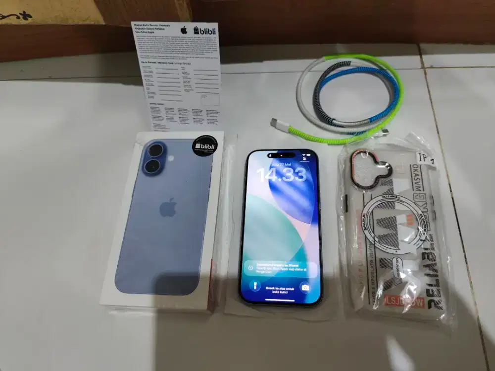 Iphone 17 256 Warna Blue Gr. Blibli