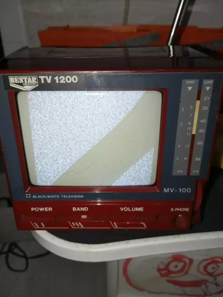 dijual tv mini lawas hitam putih