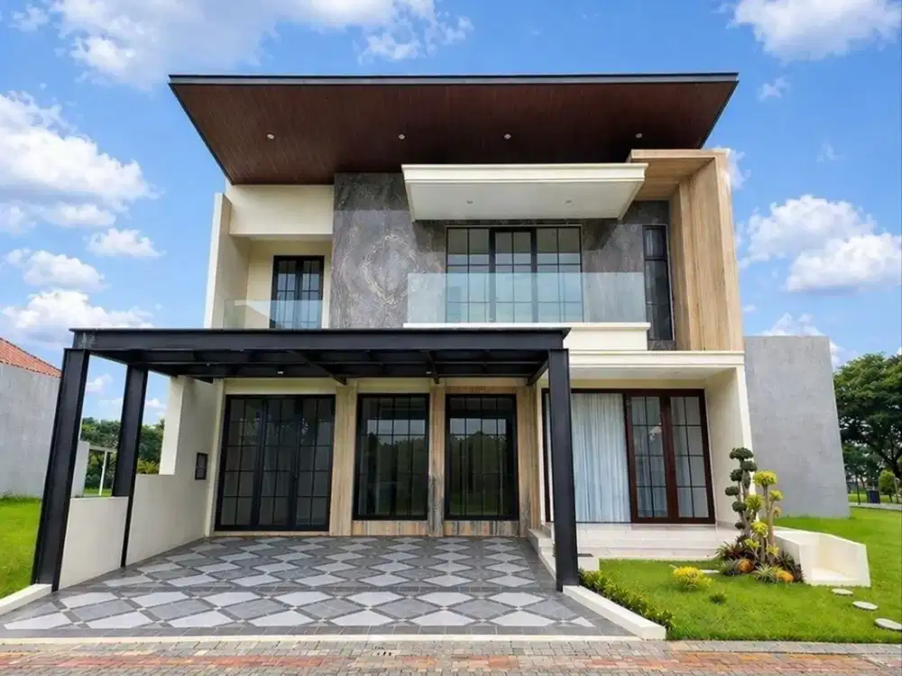 Rumah Virgin Gorda, Pakuwon City NEW, LUXURY, HIGH SPEC, CARPORT 3, ROW JALAN 3 MOBIL