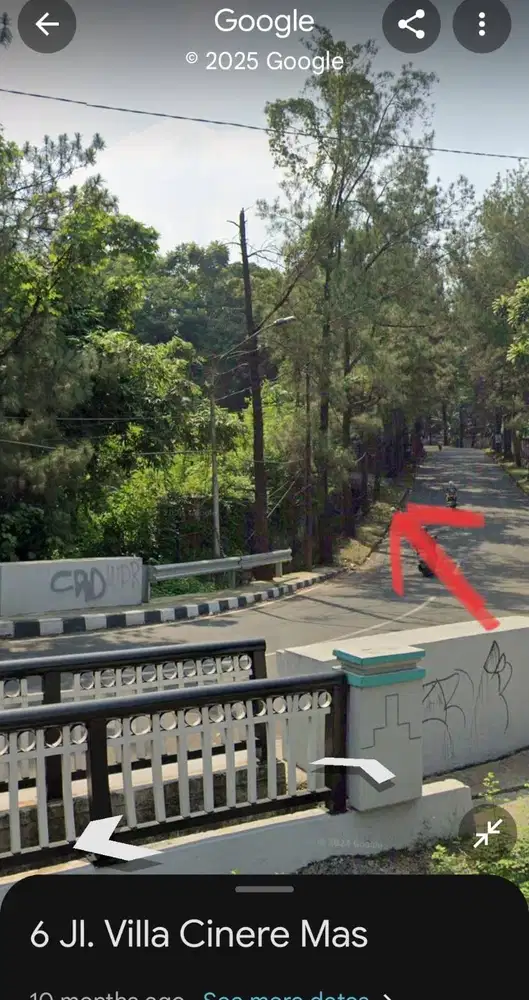 Dijual Tanah komersial Cinere jakarta selatan dijual dibawah NJOP