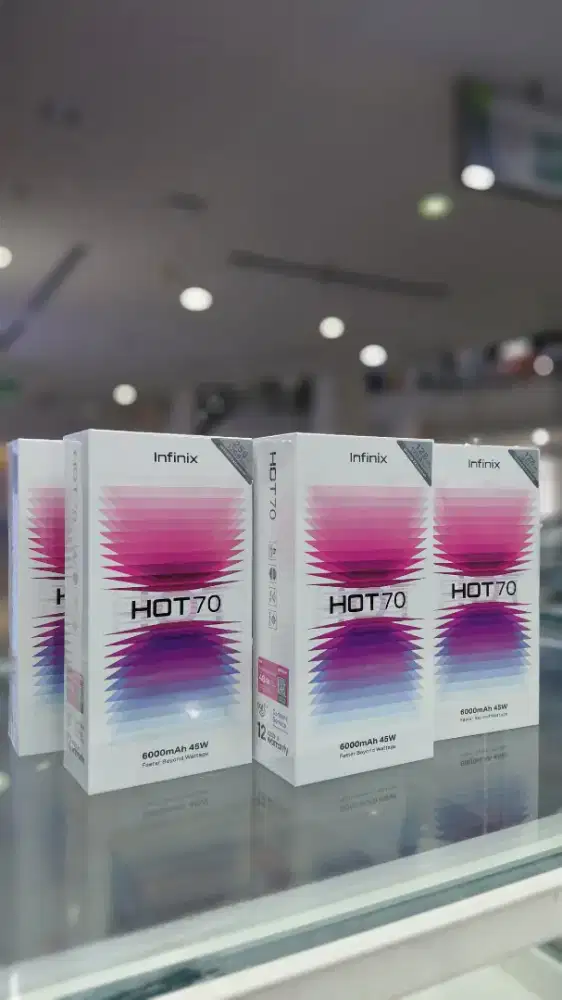 TERBARU‼️ Infinix hot 70 6/128GB, New Segel pabrik