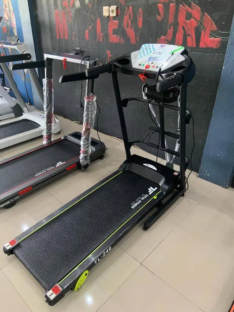Jual treadmill elektrik TL 246 Manual Incline 3 fungsi pro series