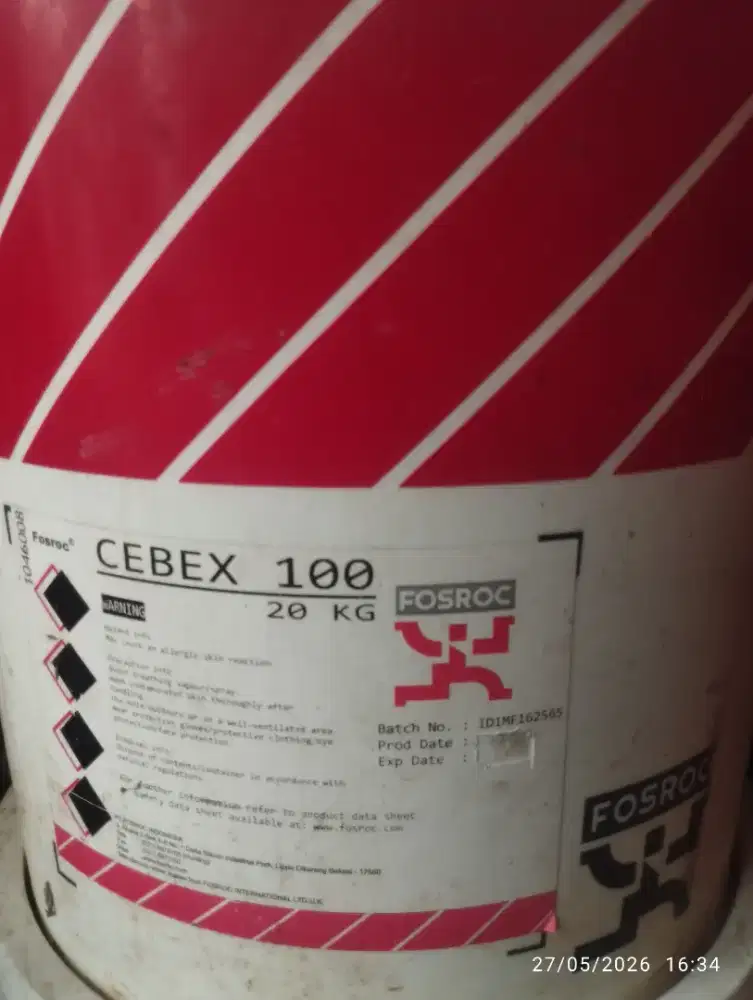 2PCS CEBEX 100 20KG FOSROC
