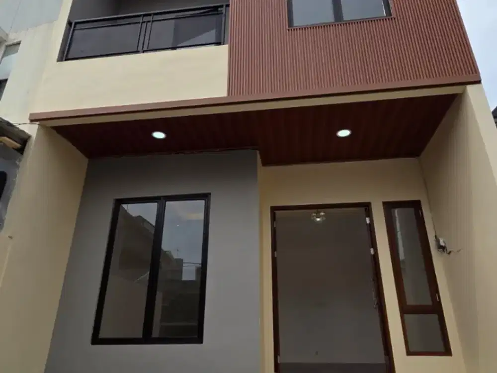Jual Rumah Baru Luas Tanah 6 x 17 Bangunan 2 Lantai di Kelapa Hibrida harga 2,9M nego