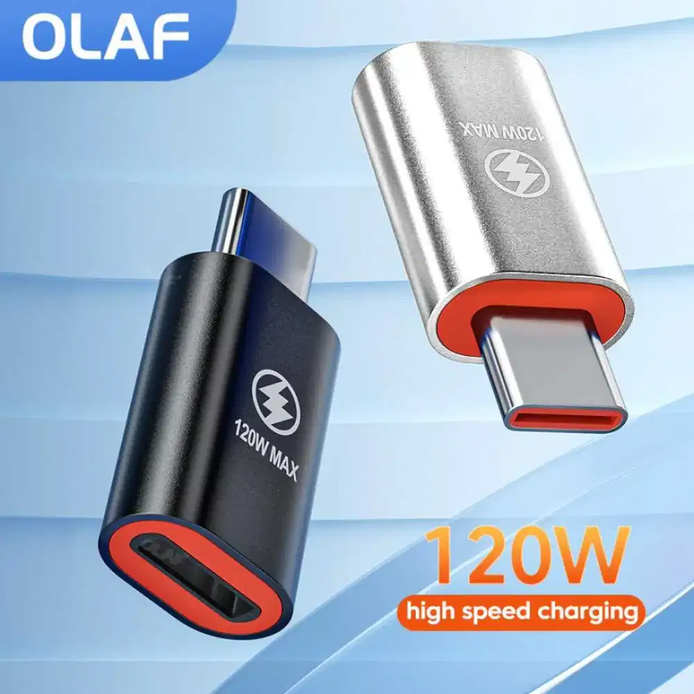Adapter Lightning ke USB Type C OLAF Fast Charge 120W untuk Android