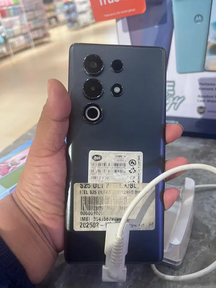 BISA CICIL DISPLAY ITEL S25U 8/128 BLACK AMOLED