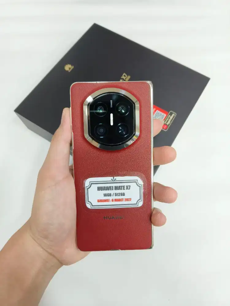 ( Second ) Huawei Mate X7 16/512GB Red | Resmi | Fullset Original