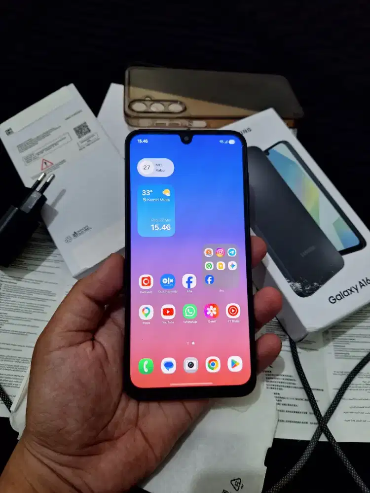 Samsung A16 ram 8/128 fullset mulus