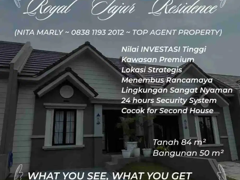 Dijual Rumah Nyaman Dgn nilai inveatasi tinggi