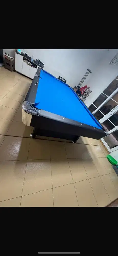 Meja billiard 9 feet original asli impor,tidak lokal no Kawe kawe