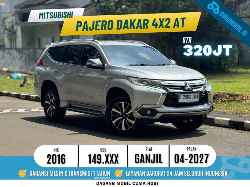 TERMURAH!!PAJERO DAKAR AT 2016 SIAP PAKAI