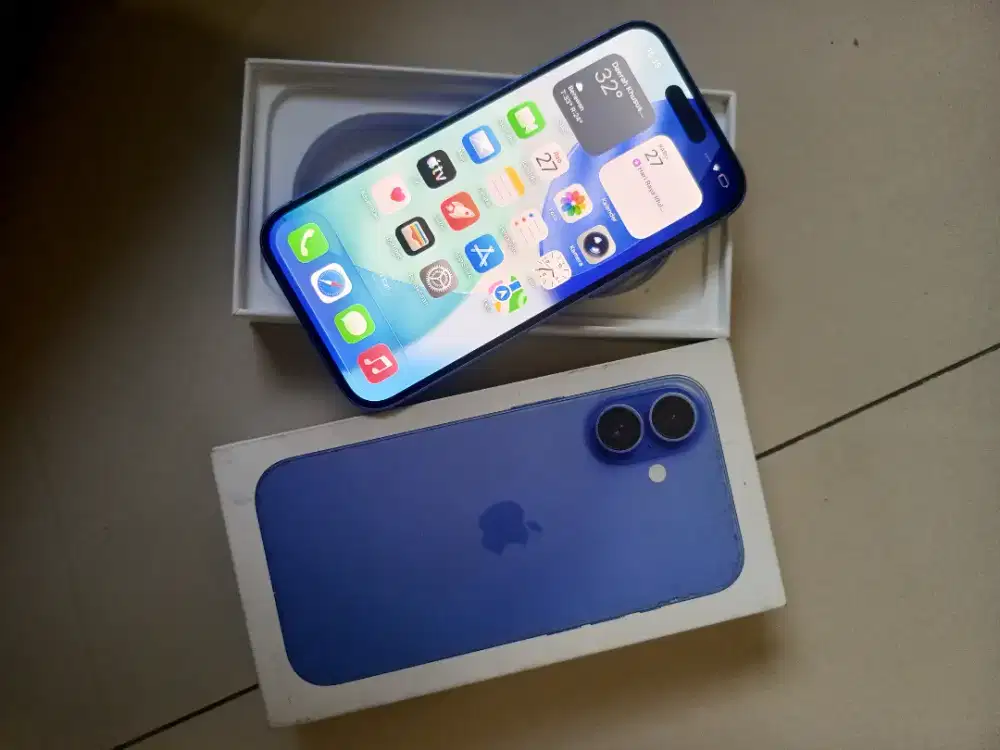 iPhone 16 128 On Garansi April 2027
