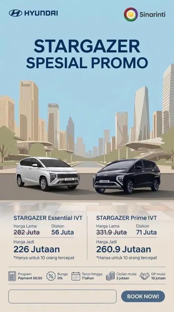 Stargazer Essential Diskon 56 Juta! Cuma 226 Jutaan