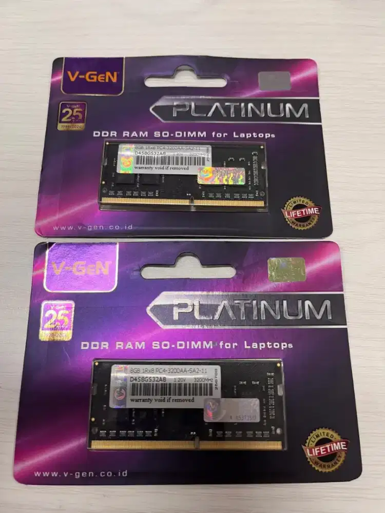RAM SODIMM V-GEN PLATINUM DDR4 8GB NEW!
