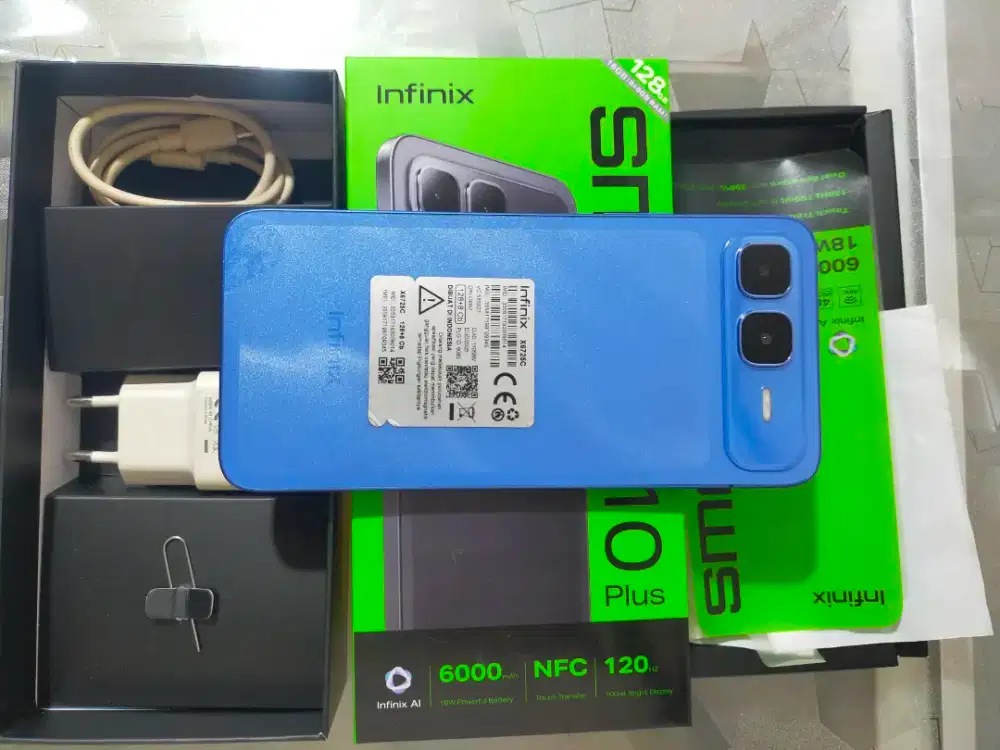Infinix Smart 10+/Plus Nfc Ram 8/128 Second Resmi
