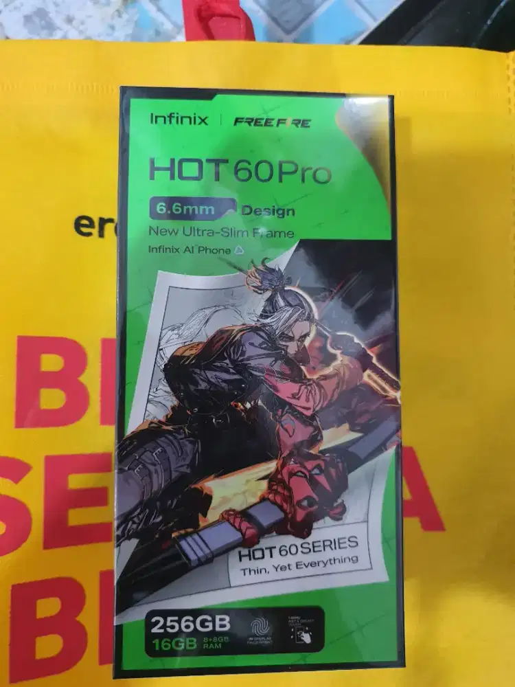 Infinix hot 60 pro 8/256 garansi resmi 1tahun